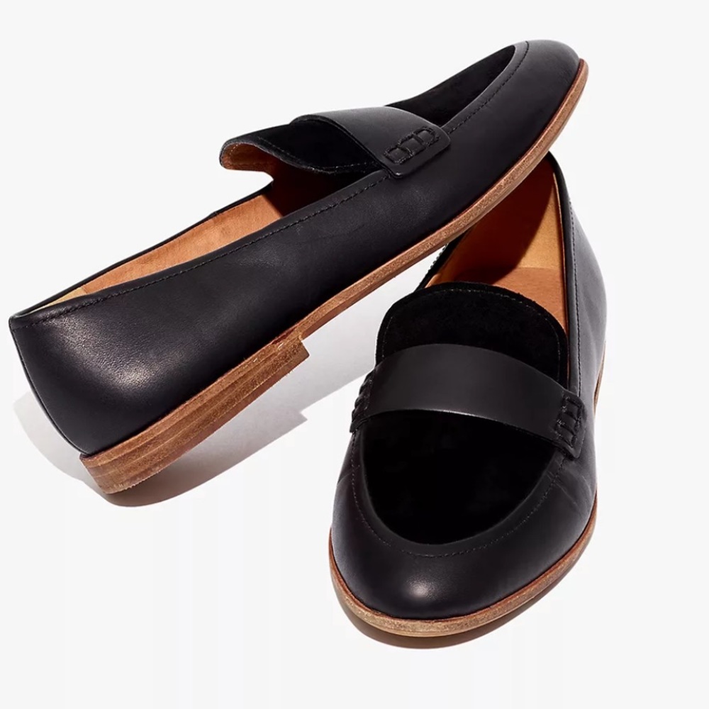 Madewell Alex Loafer in Leather and Suede size 8